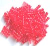 100 19mm Acrylic Dragonfly Bodies - Transparent Red